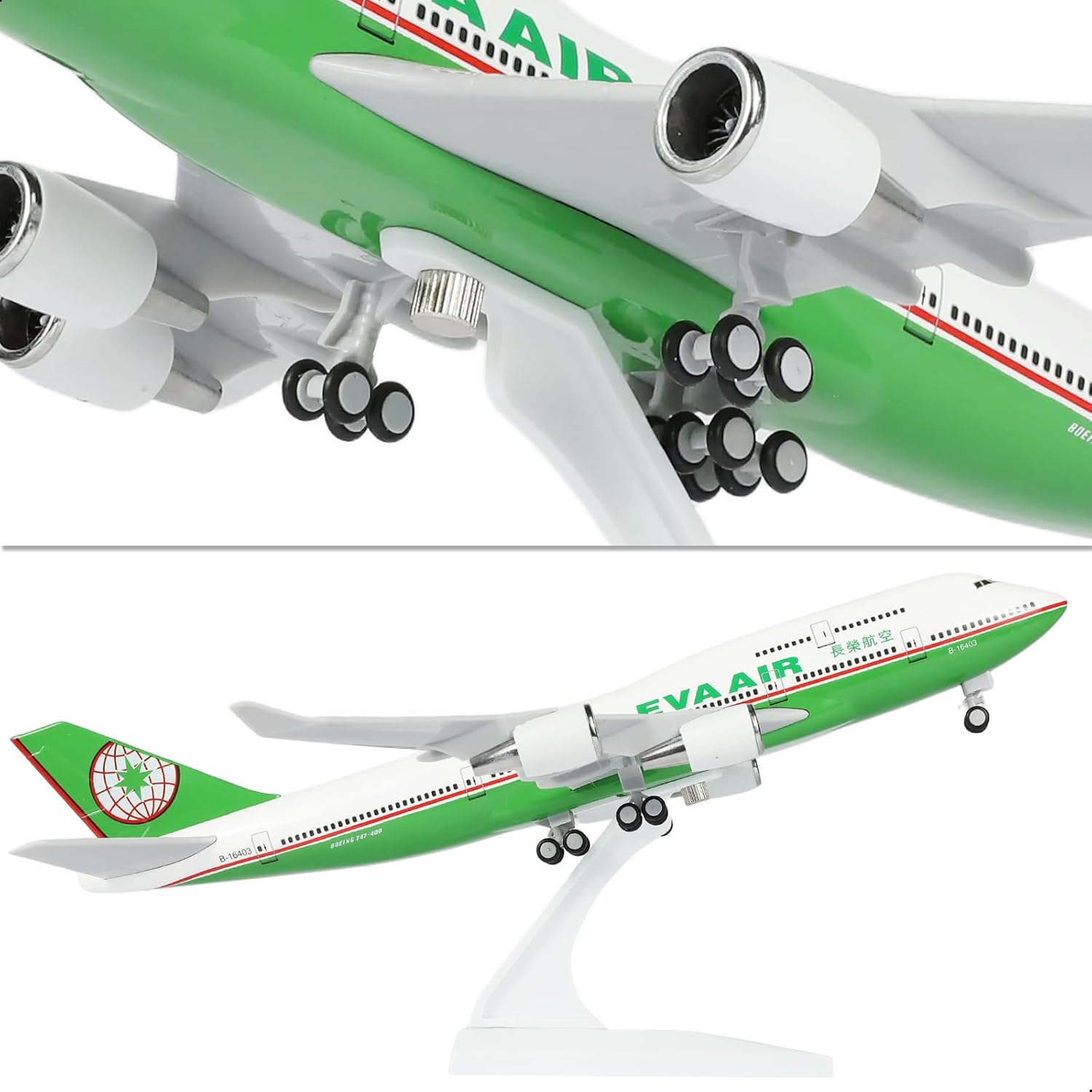 Model Kit Eva - Model pesawat terbang resin EVA Air